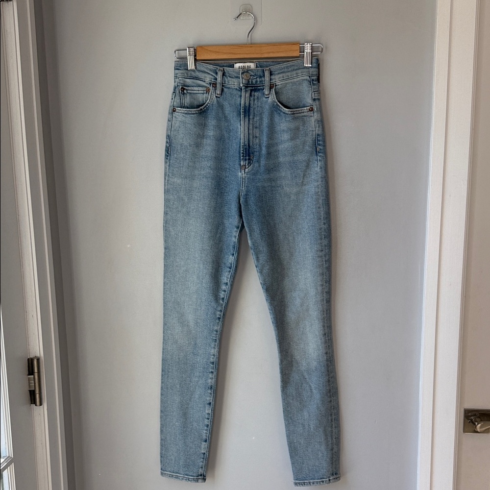 Agolde High Rise Pinch Waist Jeans 25